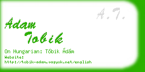 adam tobik business card